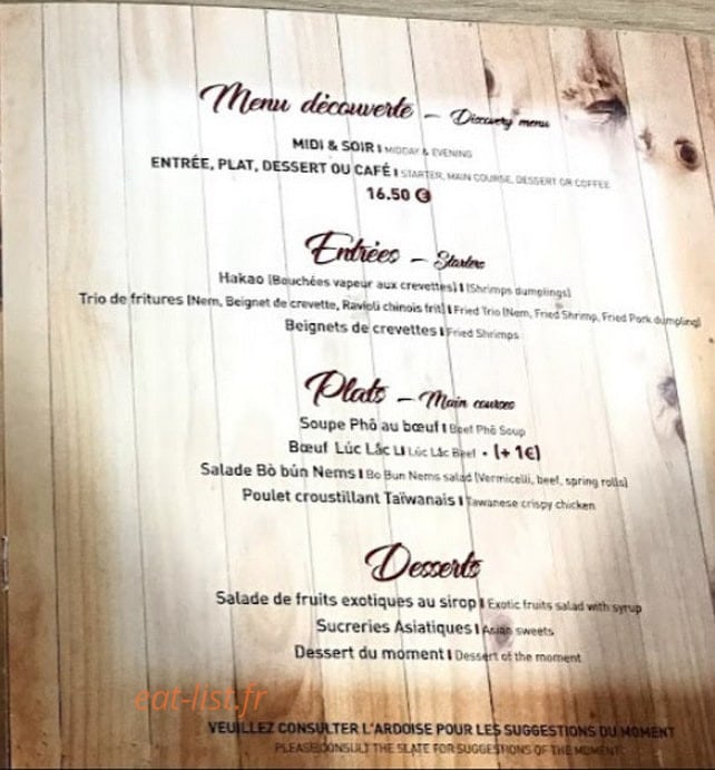 Lee & Chi — carte page 6