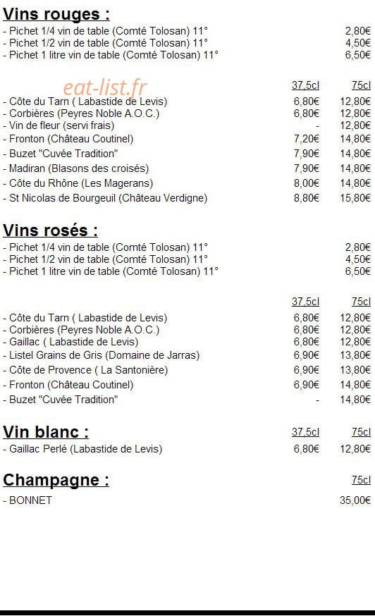 les 4saisons — carte page 20