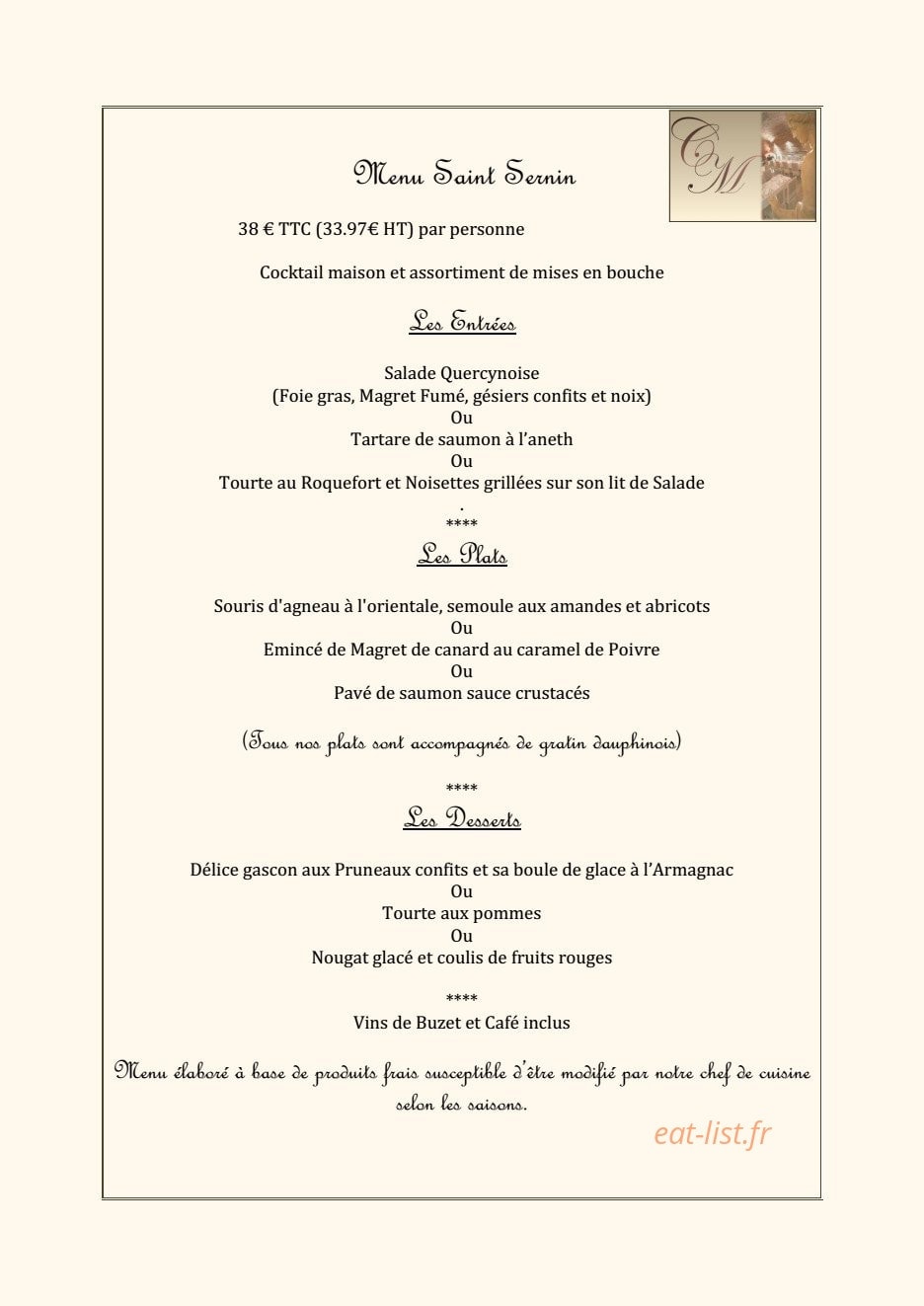 Les caves de la marechale — carte page 2