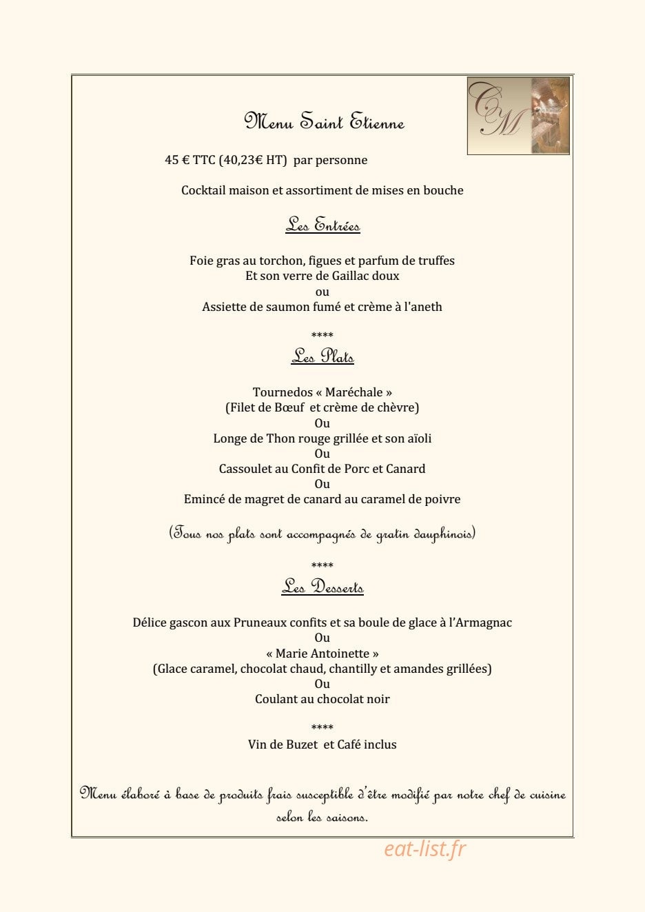 Les caves de la marechale — carte page 3