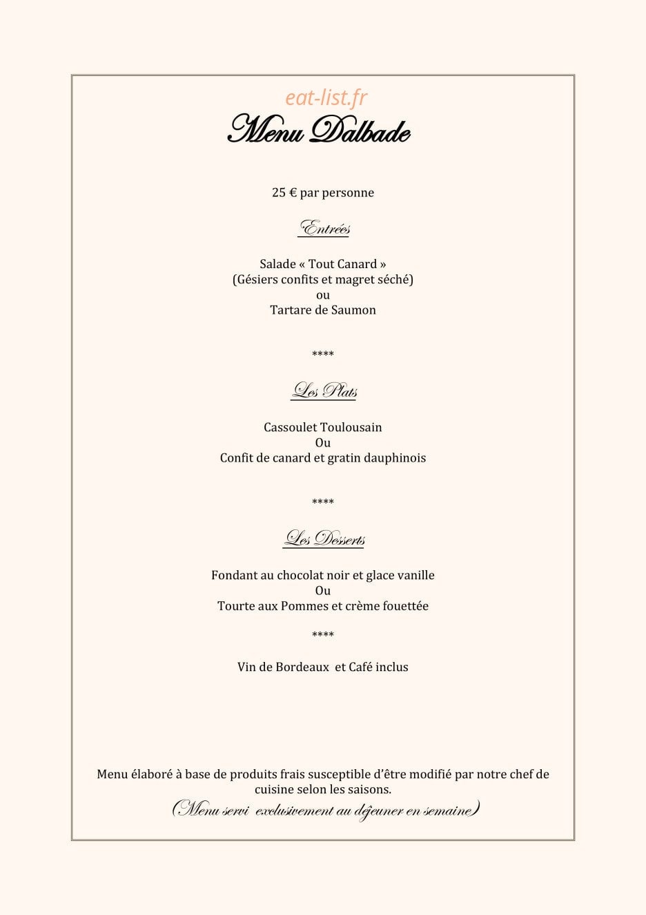 Les caves de la marechale — carte page 10