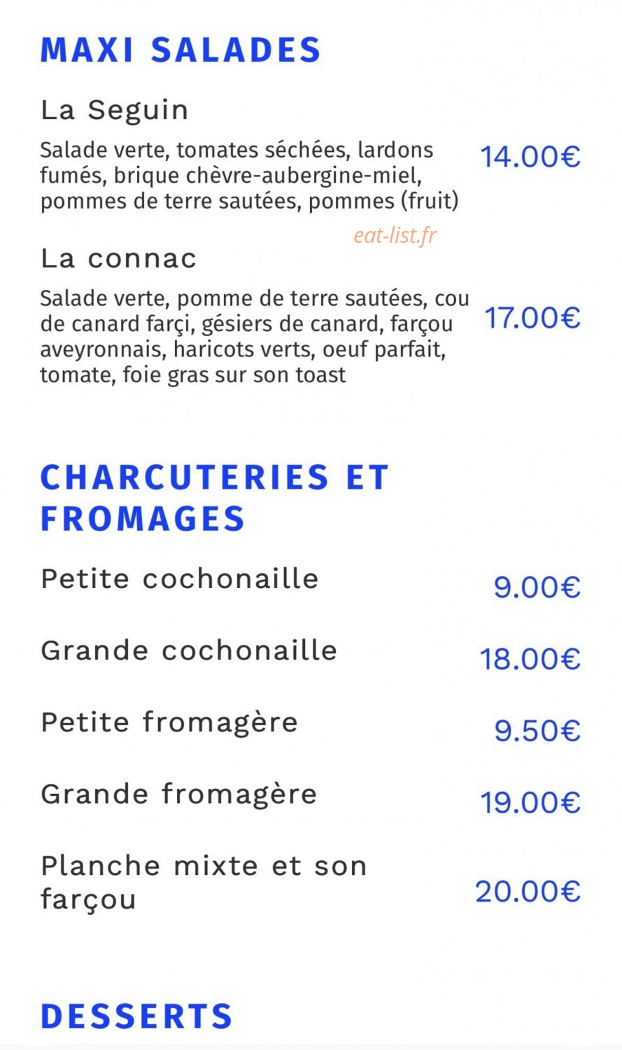 Les Chimères — carte page 5