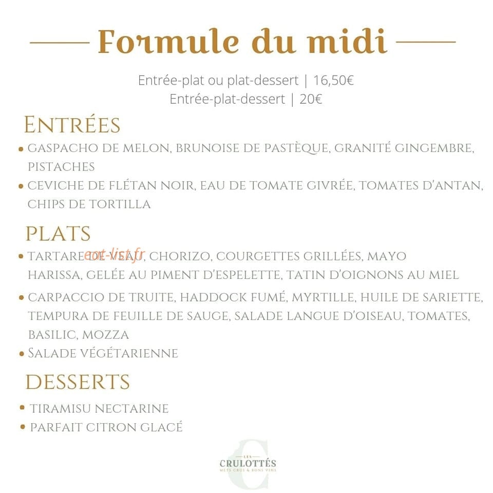Les Crulottés — carte page 1