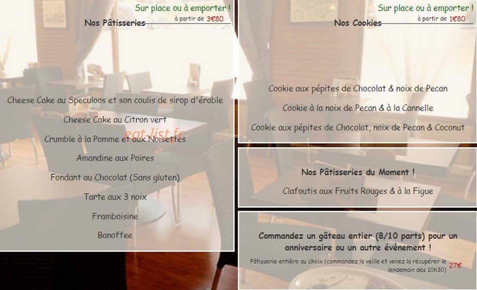 Les délices de Saturnin — carte page 2