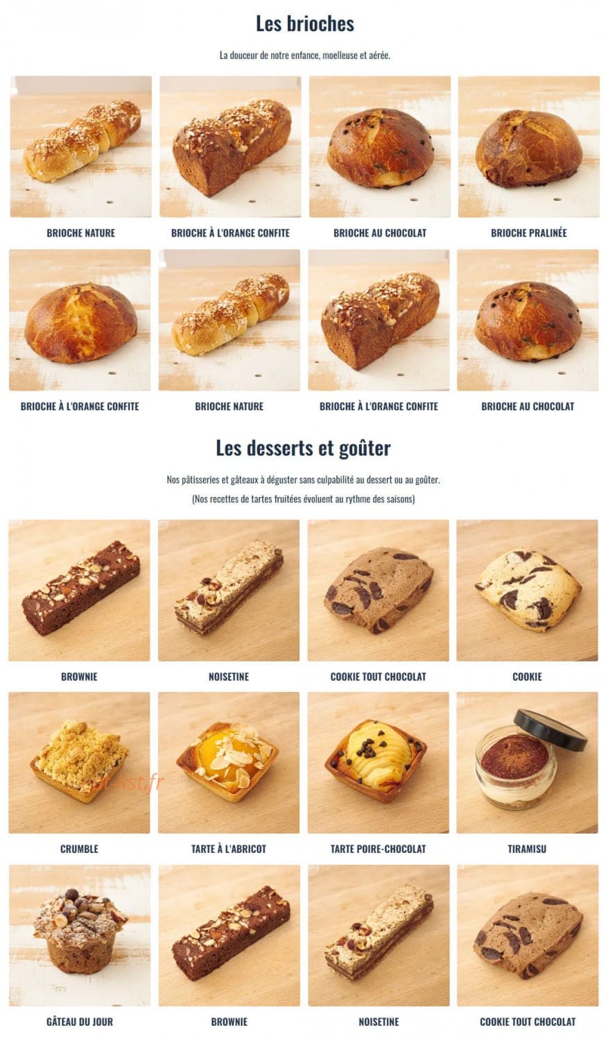 Les Frères Chapelier — carte page 3
