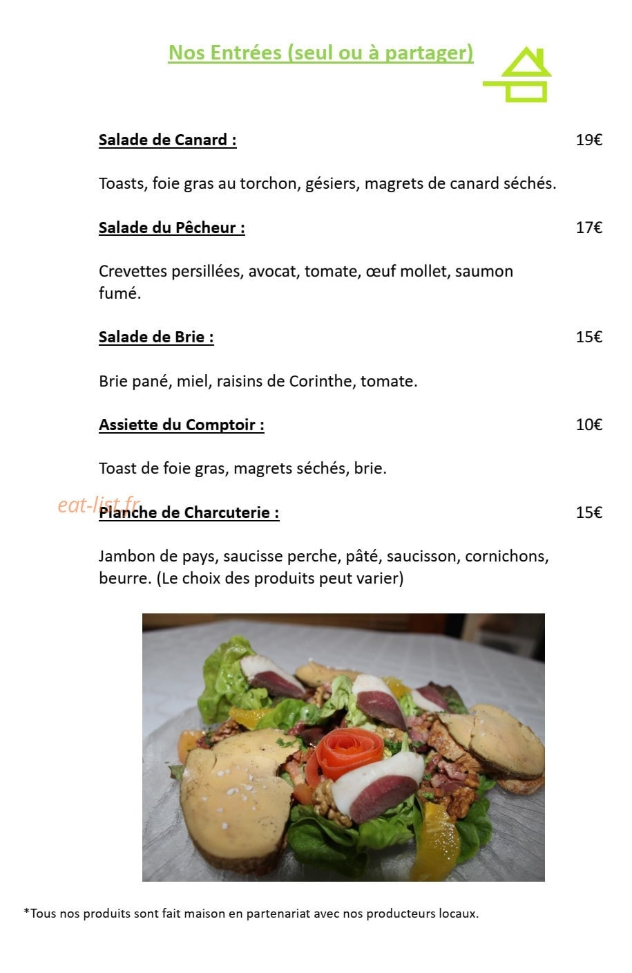 Les Marronniers — carte page 2