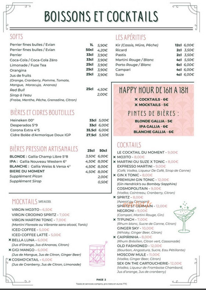 Les Munitionnettes — carte page 4