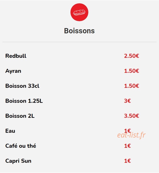 Les saveurs d'Istanbul — carte page 8