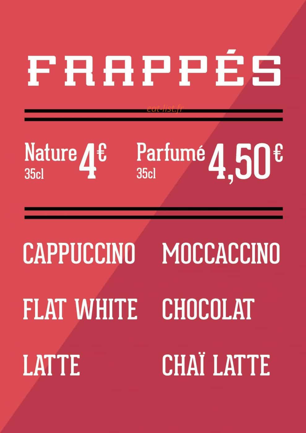 Lexington Café — carte page 2