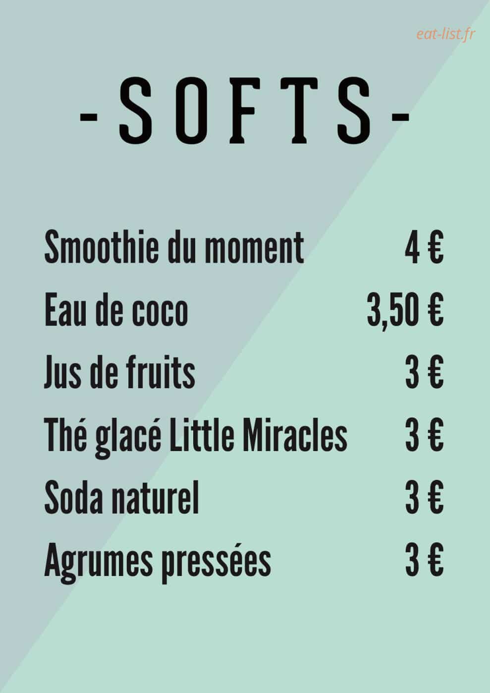 Lexington Café — carte page 4