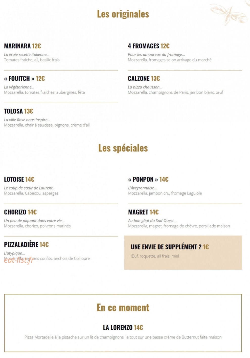 Lorenzo — carte page 2