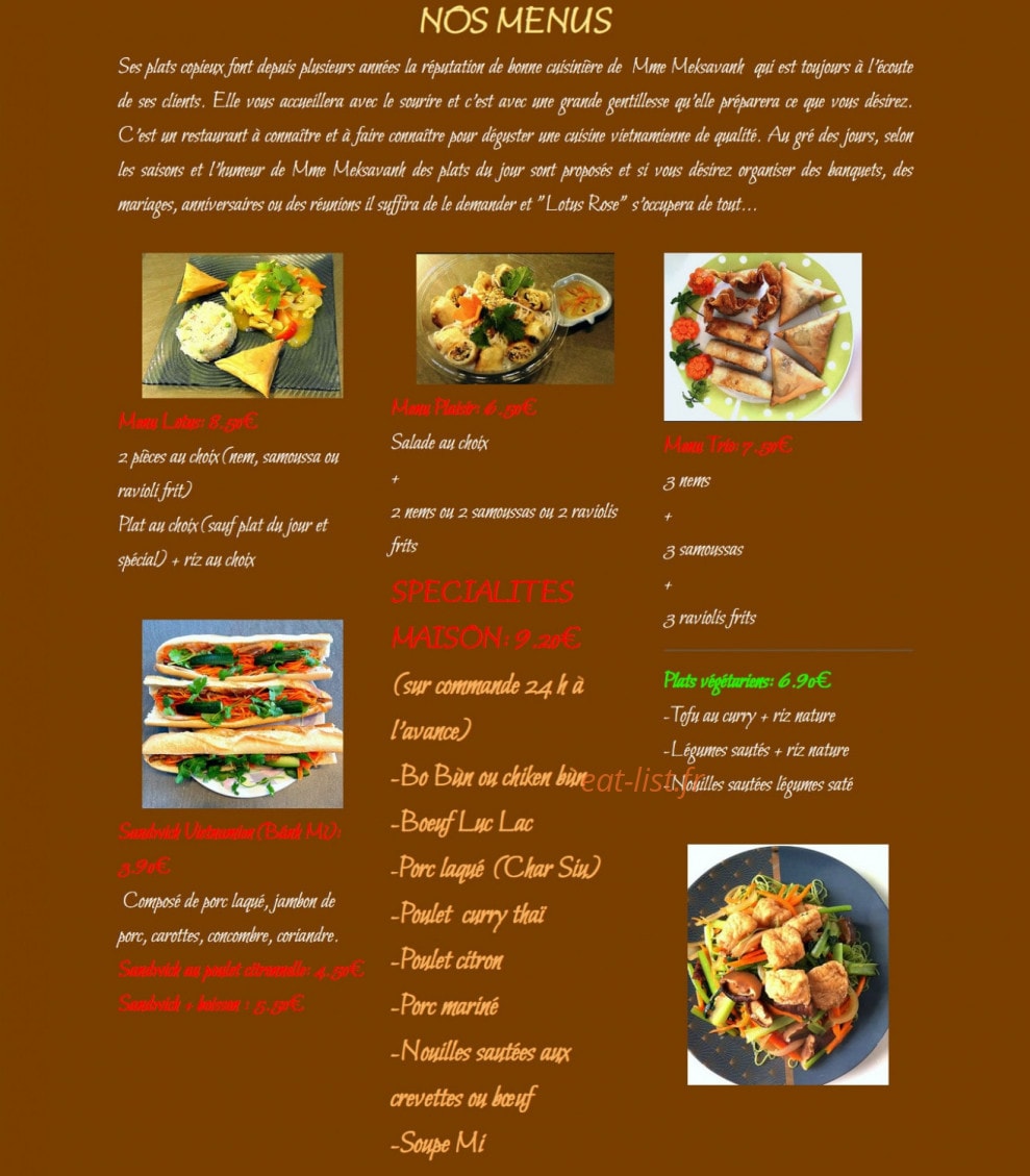 Lotus Rose — carte page 1