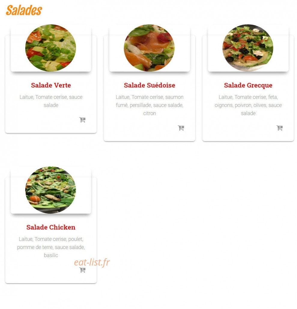 M et S Pizzeria — carte page 7