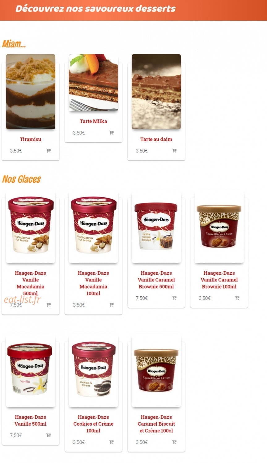 M et S Pizzeria — carte page 9