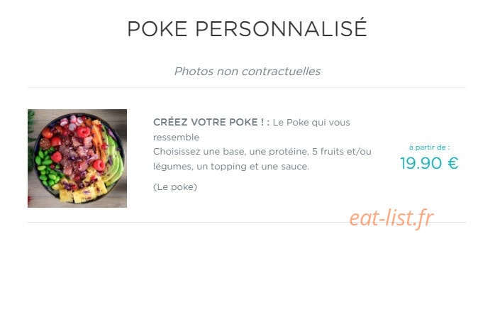 Mahalo Poke — carte page 2