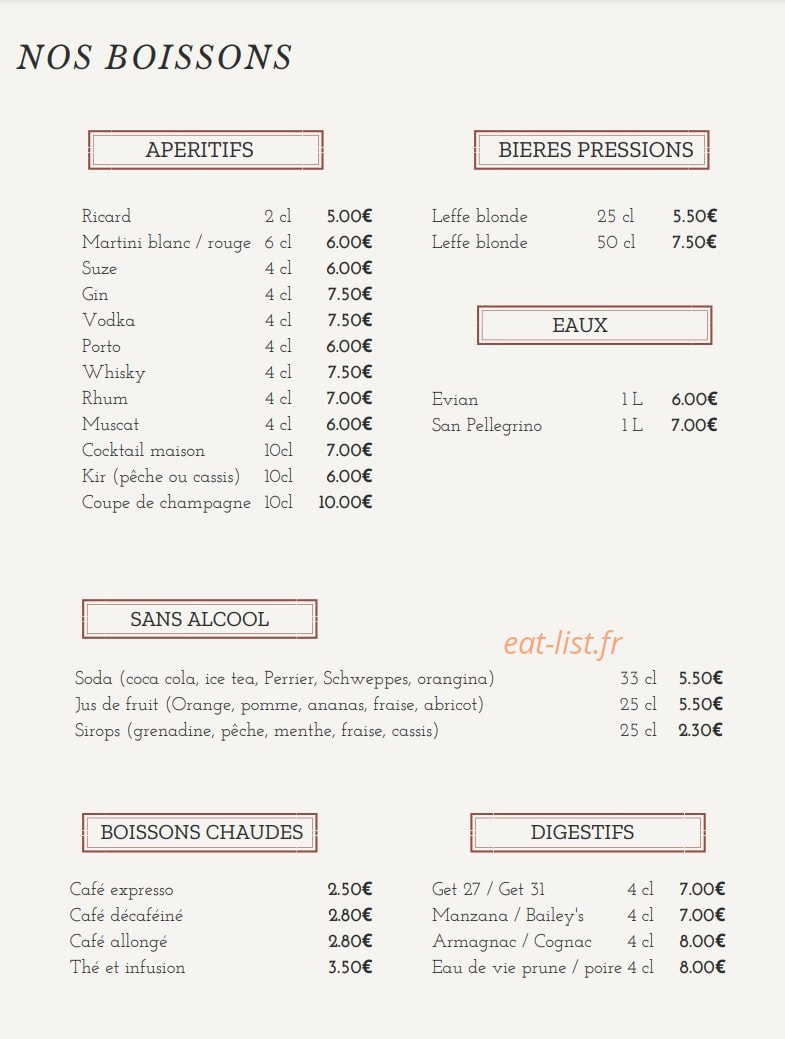 Maison du cassoulet — carte page 4