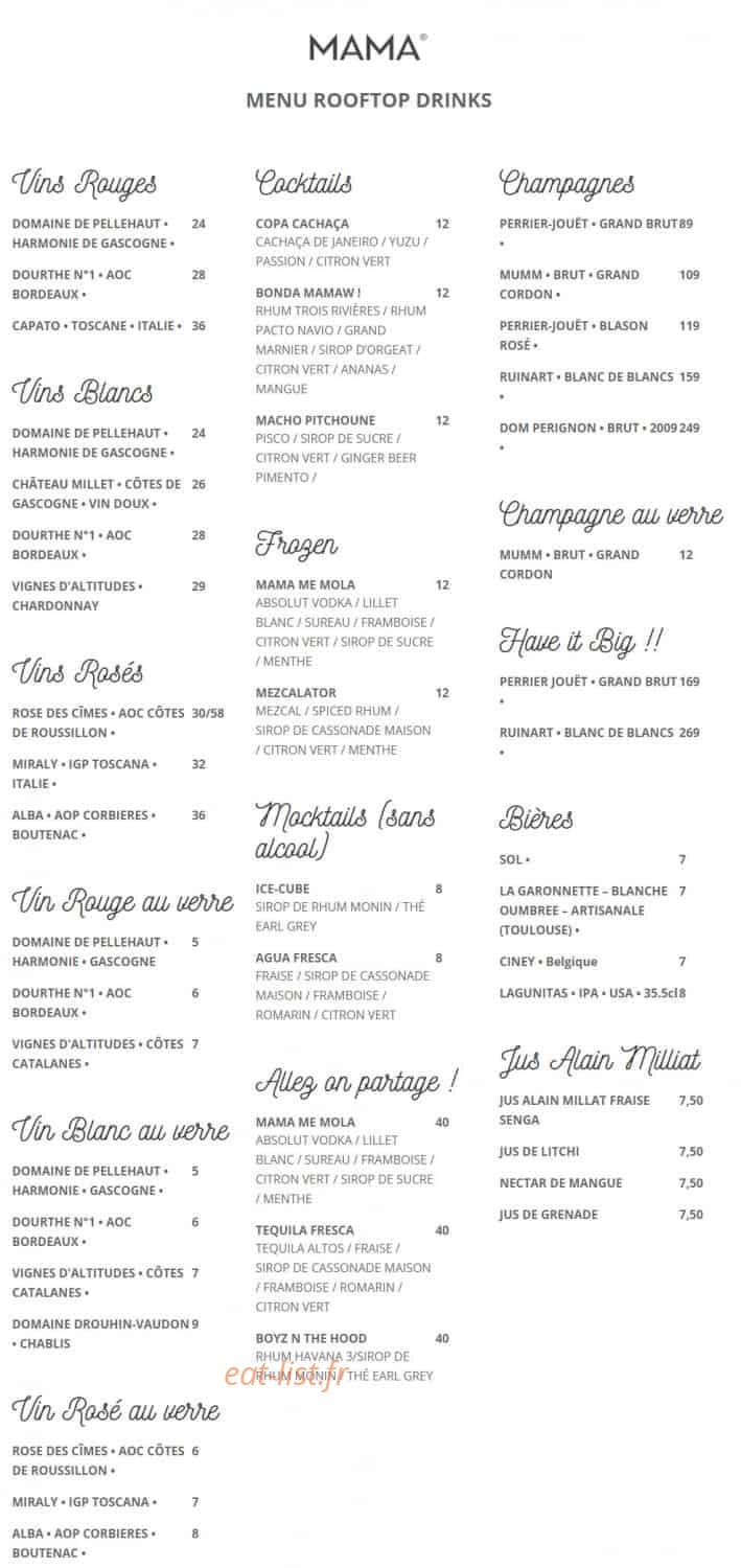 Mama Shelter — carte page 9