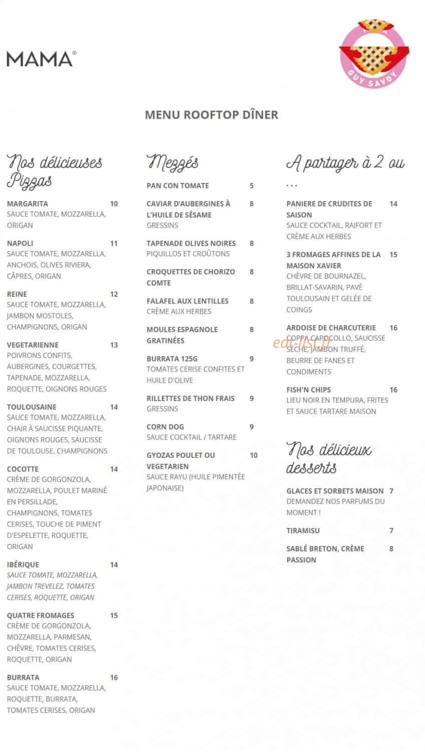 Mama Shelter — carte page 8