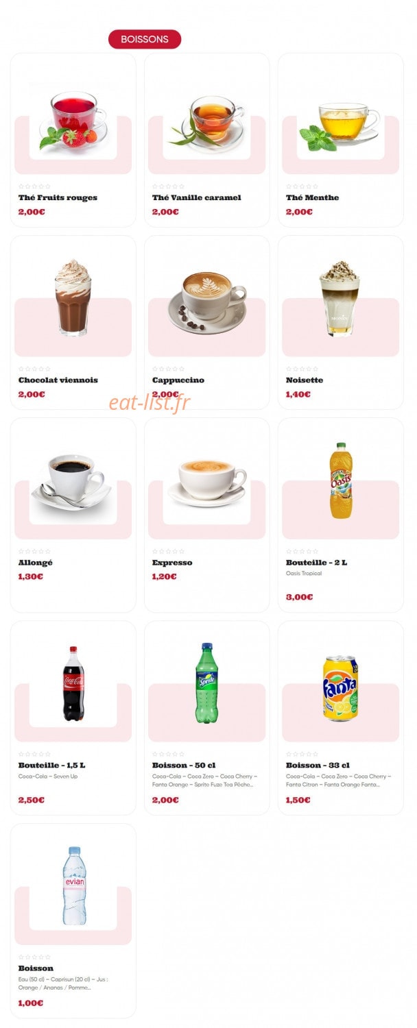 Mamy's — carte page 7