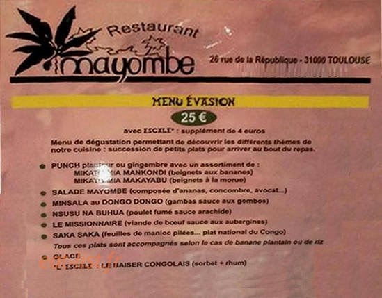 Mayombe — carte page 1