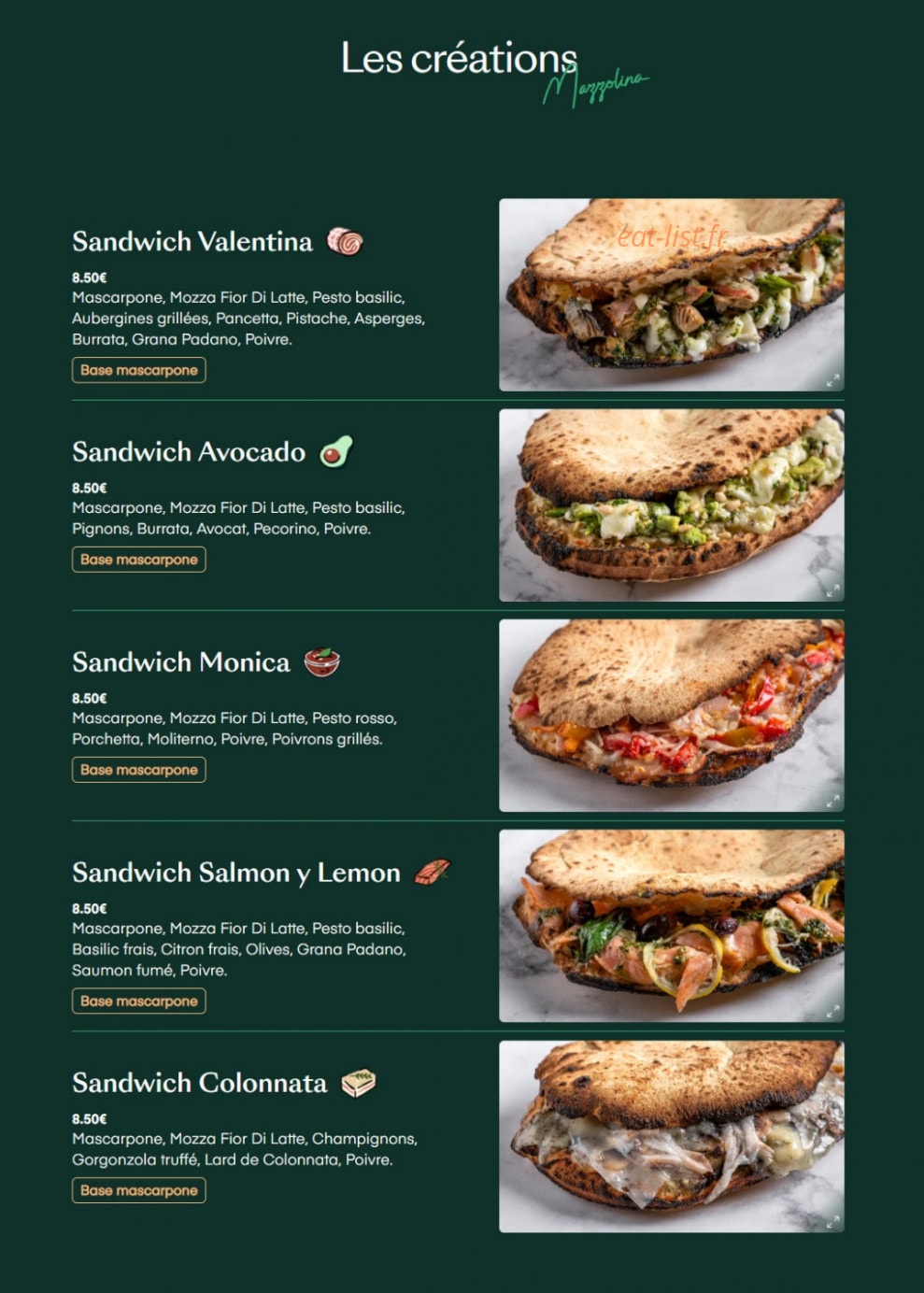 Mazzolina — carte page 4