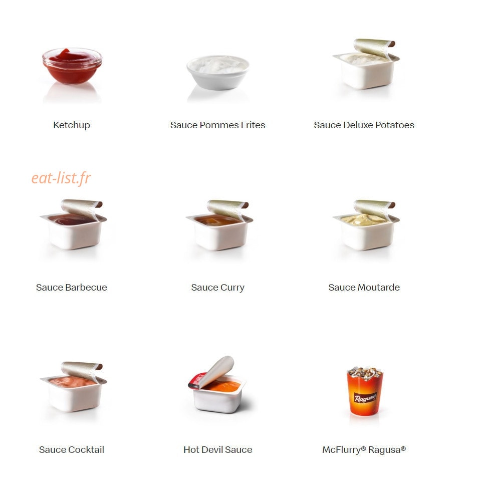 Mc Donald's — carte page 9