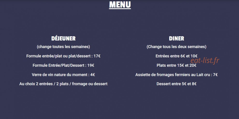 Miam — carte page 1
