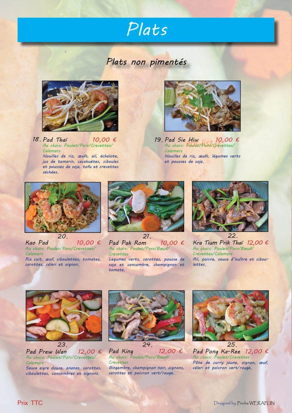 Muang Thai — carte page 3