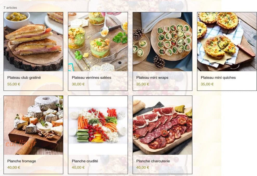 My breakfast — carte page 3