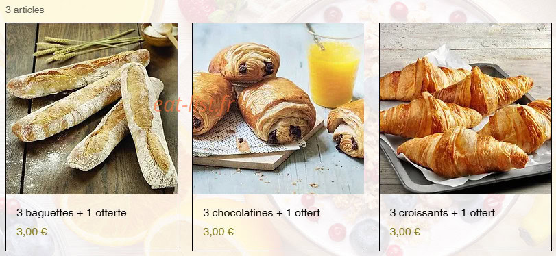 My breakfast — carte page 5