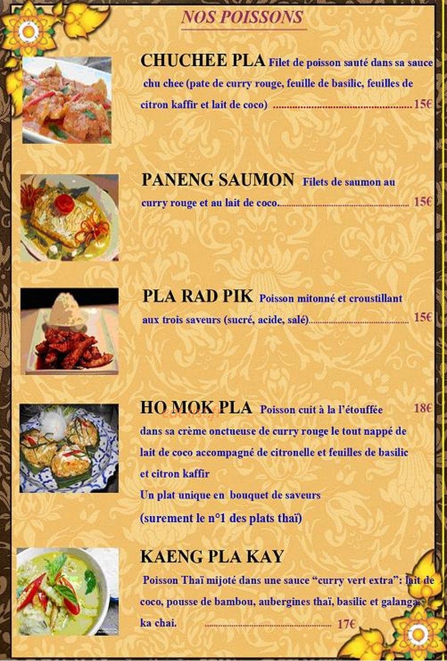 Narai Thai — carte page 7