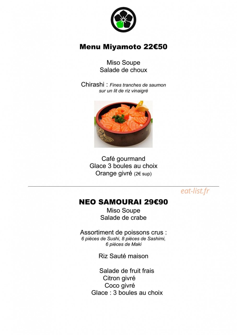 Neo Samourai — carte page 6
