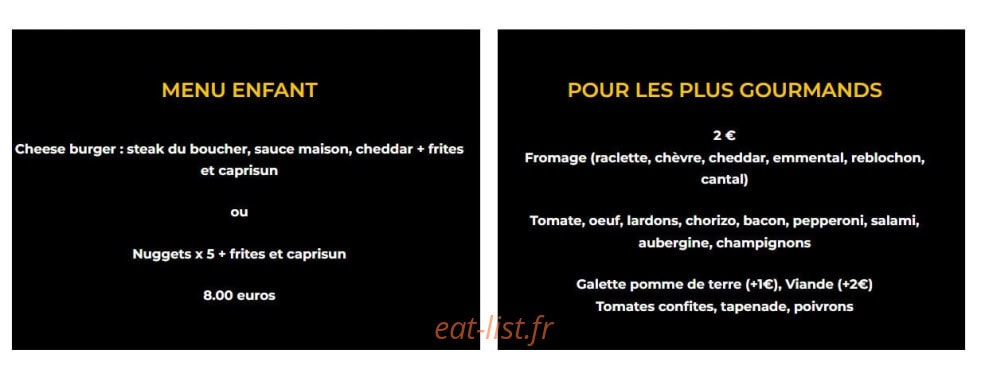 Novo Burger — carte page 1