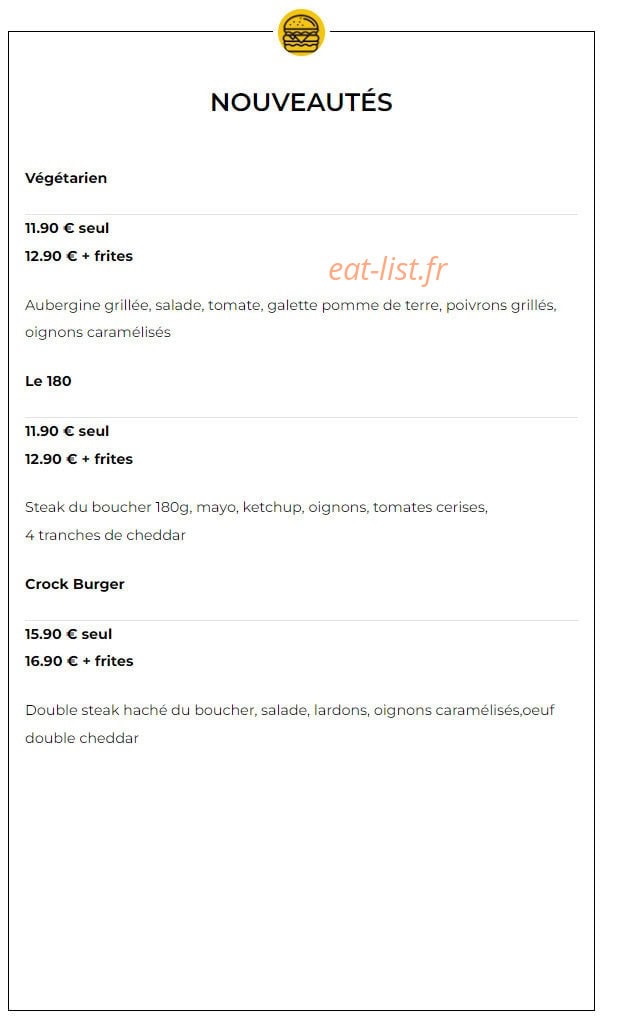 Novo Burger — carte page 4