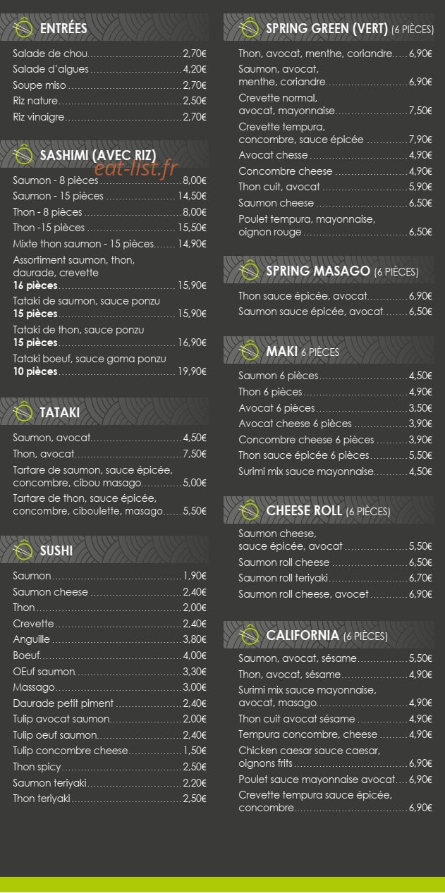 O Bo Bun — carte page 2