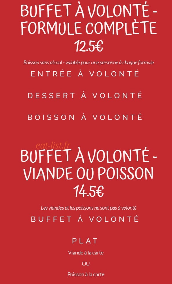 Ô Délices de Thibaud — carte page 8