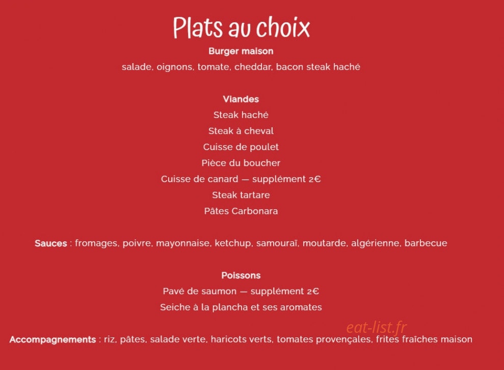 Ô Délices de Thibaud — carte page 10