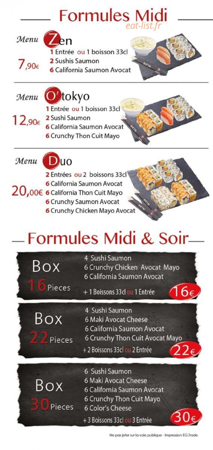 O'tokyo — carte page 3