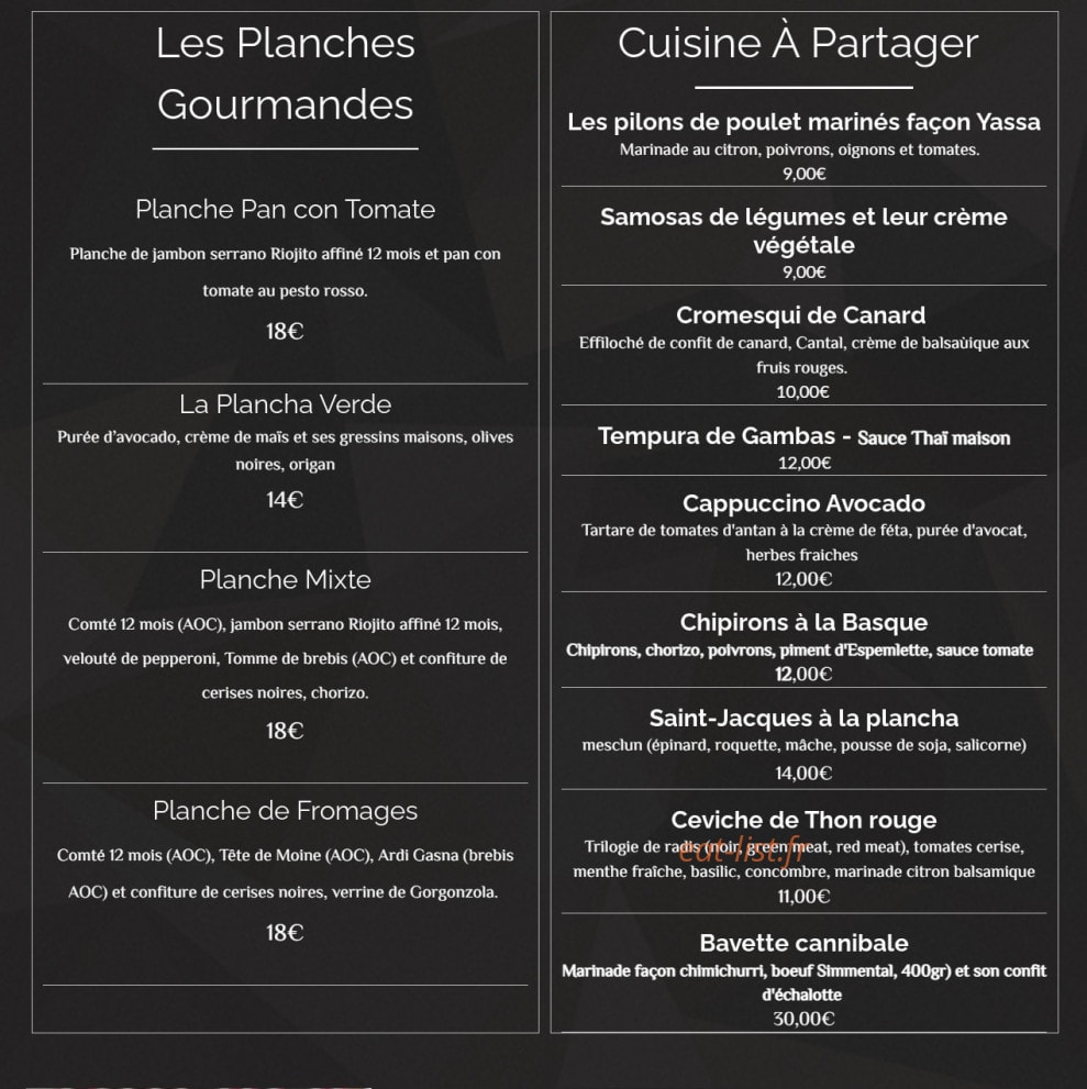 Oulala — carte page 1