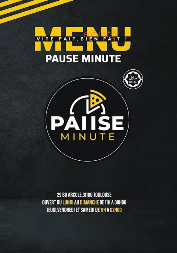 Pause minute — carte page 1