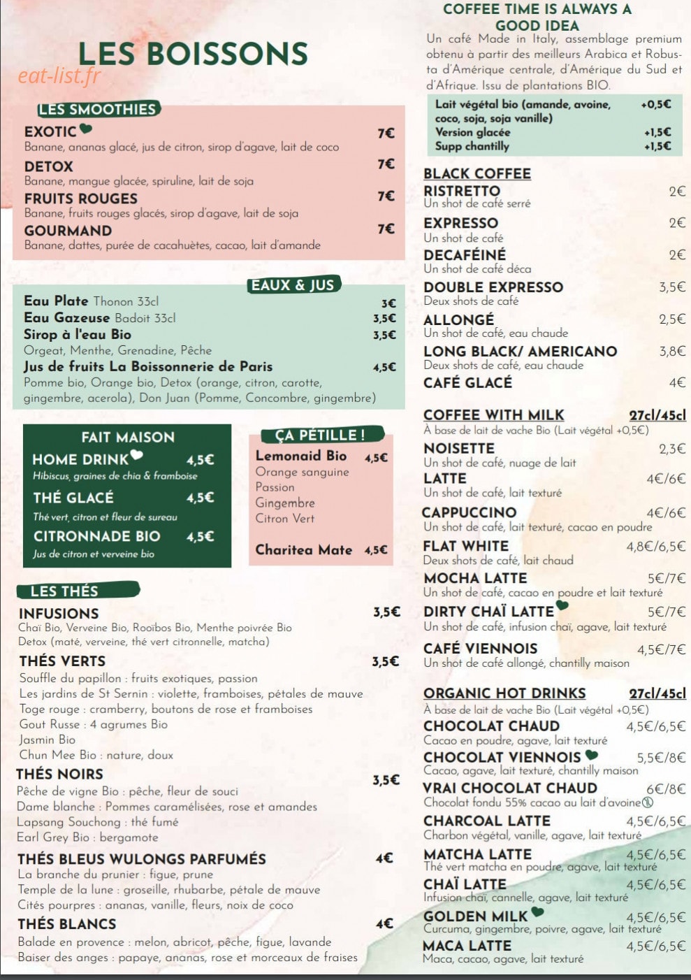 Peacock — carte page 3