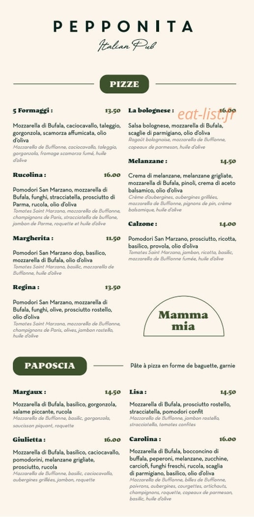 Pepponita — carte page 1