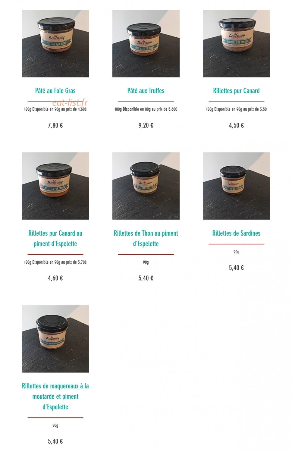 Pica Pic' — carte page 8