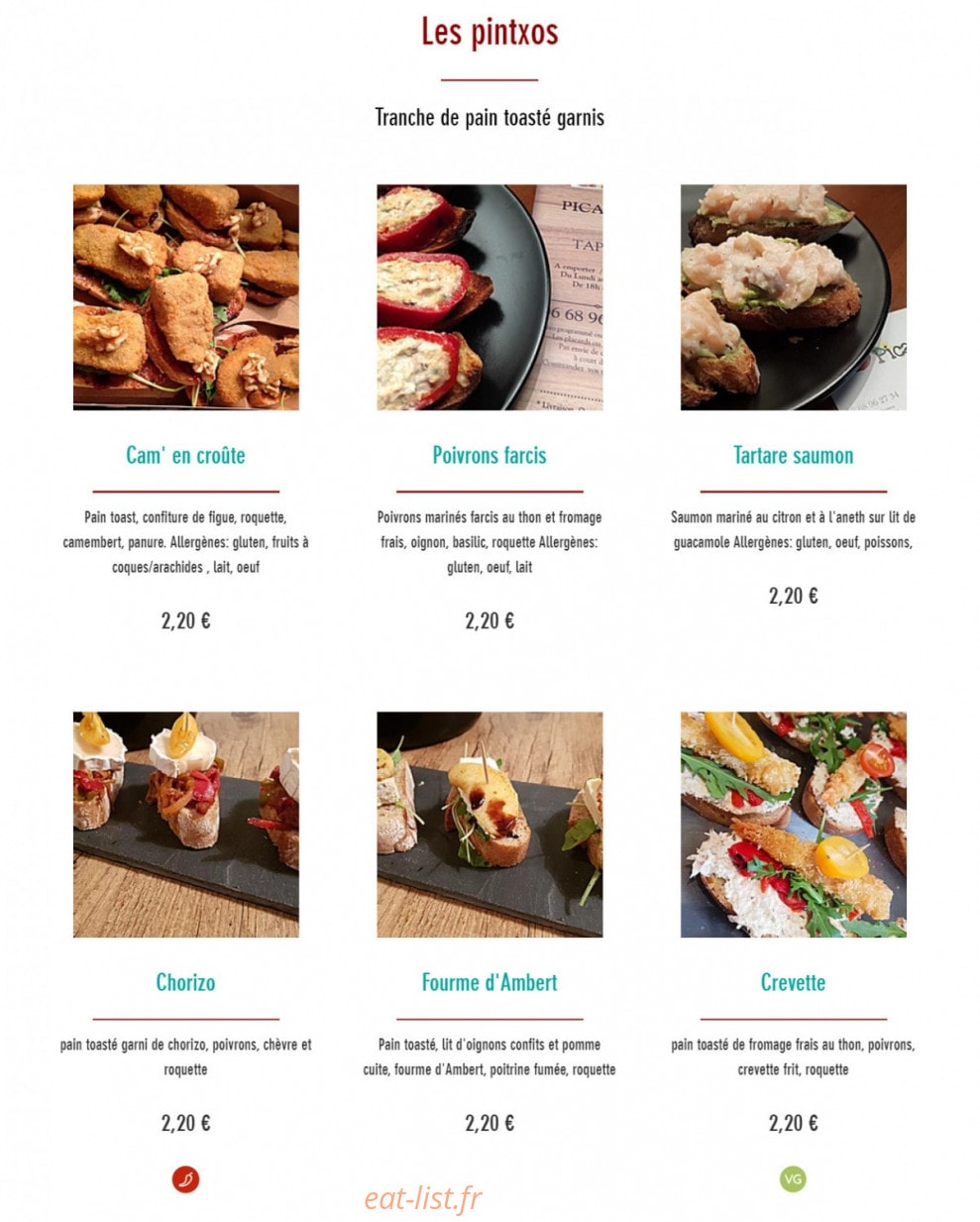 Pica Pic' — carte page 4