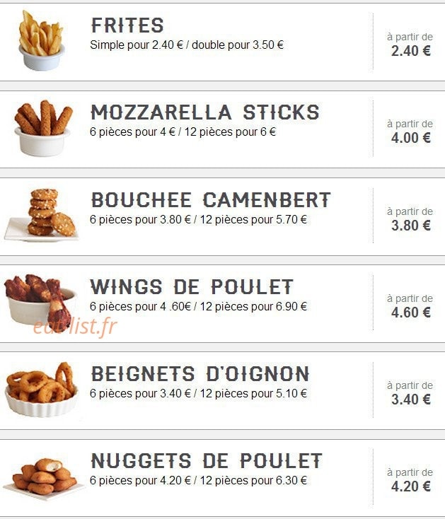 Pimp My Burger — carte page 7