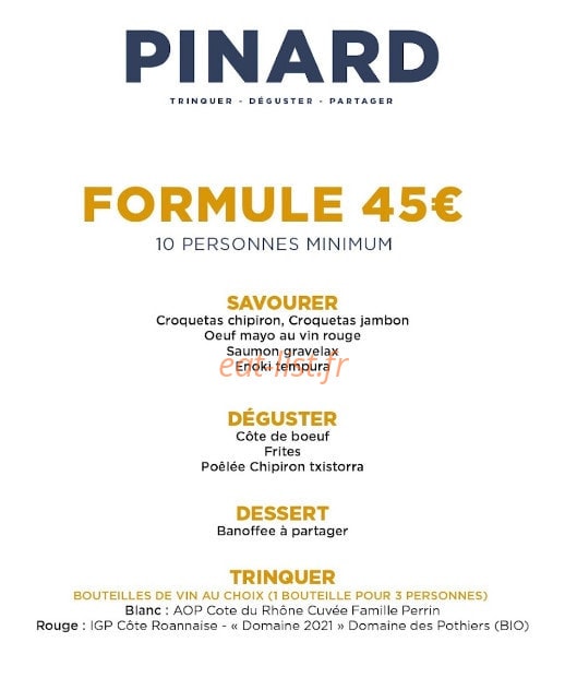 Pinard — carte page 1