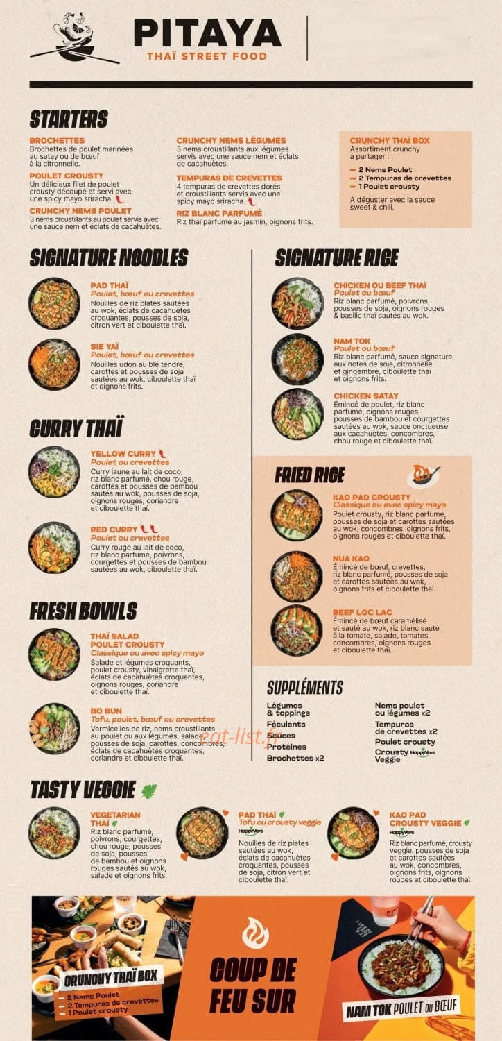Pitaya — carte page 1