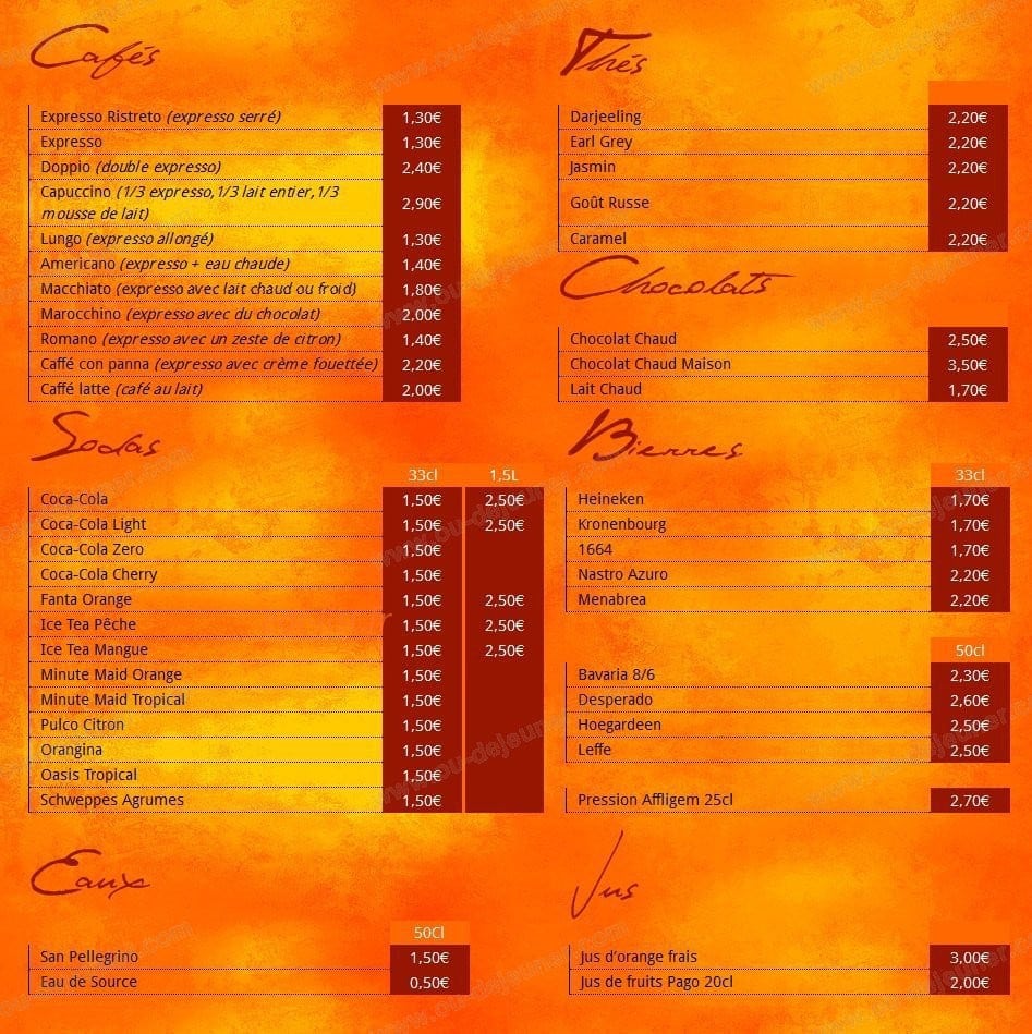 Pizz'artisanale — carte page 2