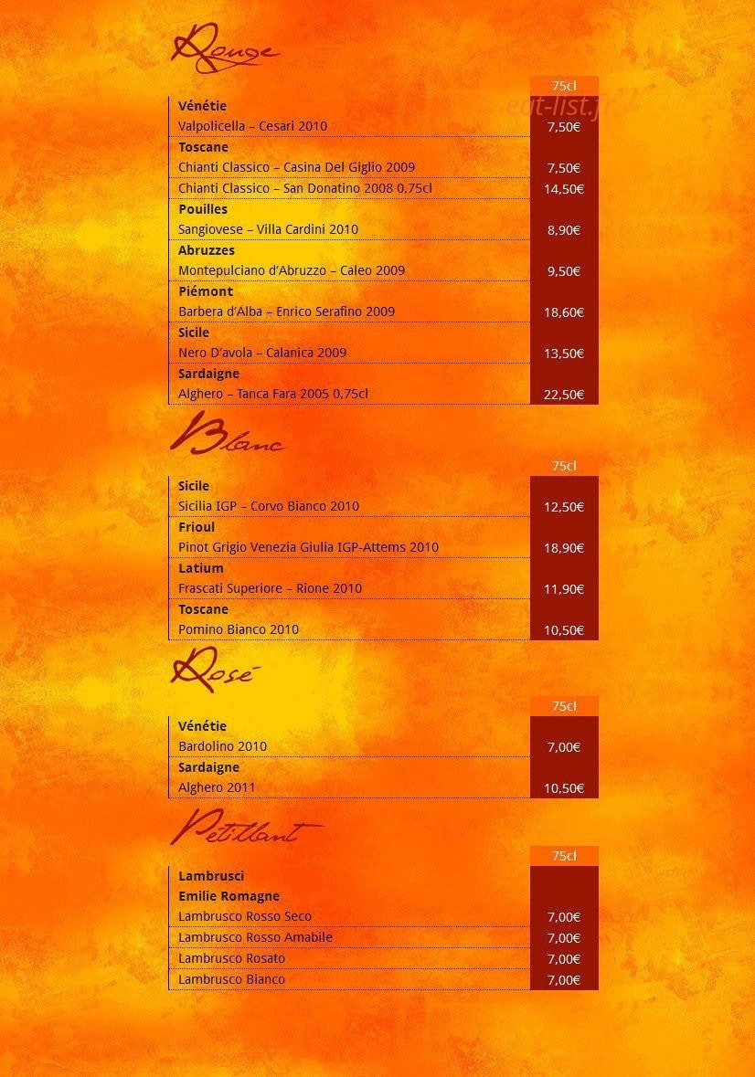 Pizz'artisanale — carte page 3