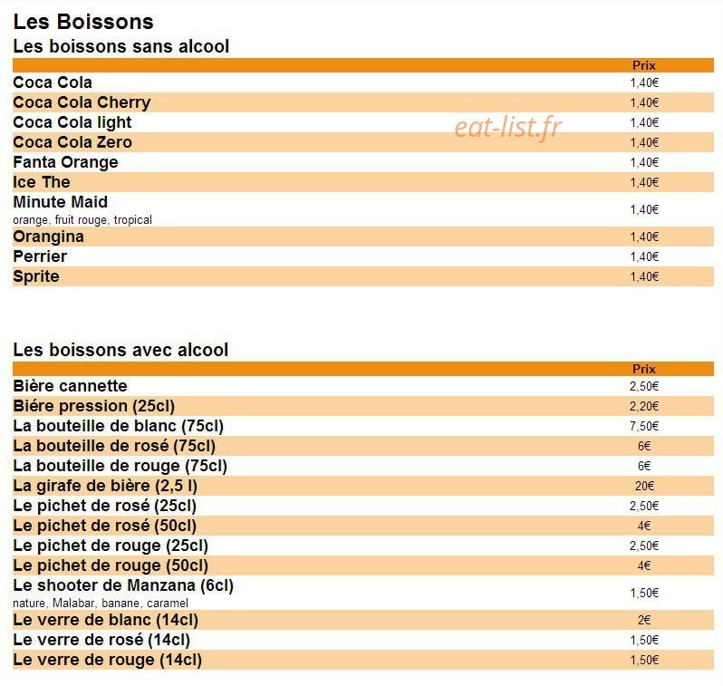 Pizz l'Extreme — carte page 3